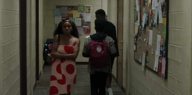 Day one and you forget your damn robe. Get it together, Simone