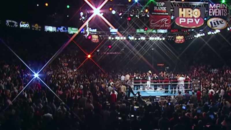 De La Hoya hasn't been in the ring