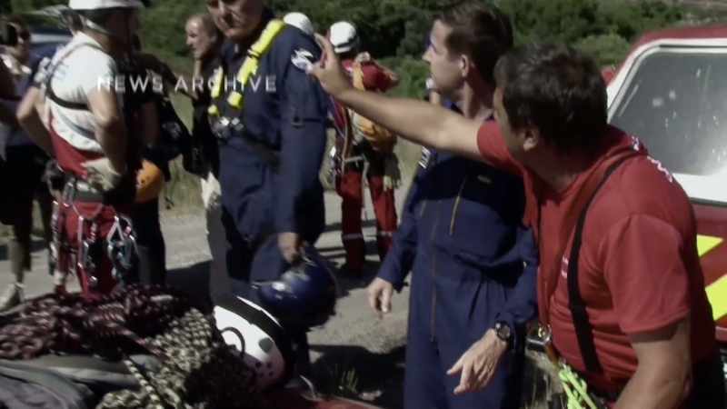 [de Stabenrath] For two months, first-aid workers, gendarmes, firemen