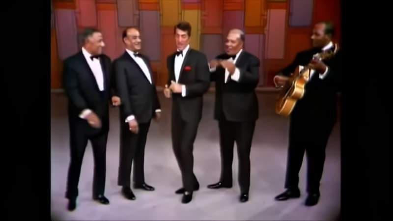 Dean Martin picked up from them how to present a song