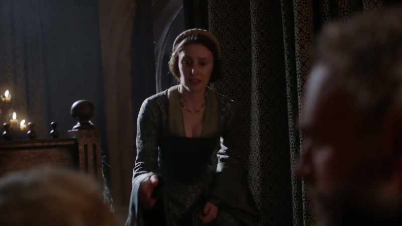 Dear cousin, I'm here. - No. Why is she here?