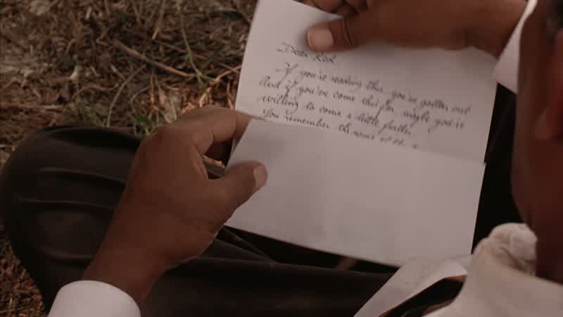 Dear Red: If you're reading this, you've gotten out......and if you've come this far, maybe you'd come a bit further