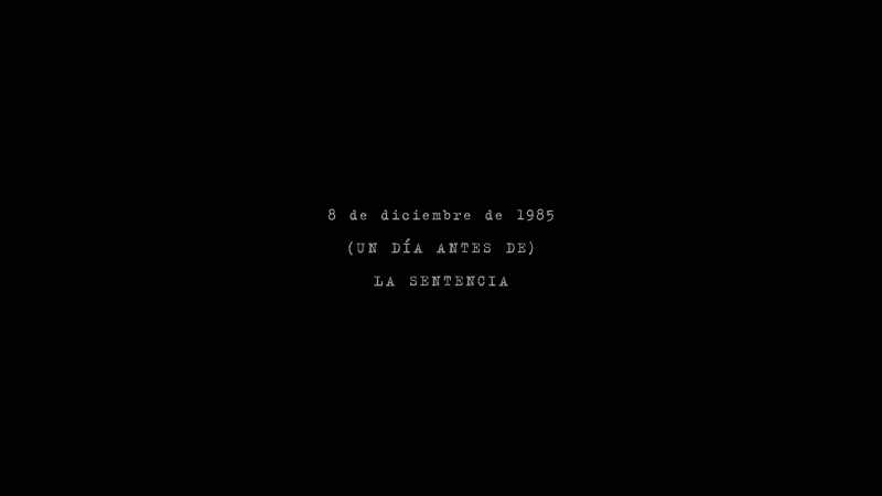 DECEMBER 8TH, 1985 THE SENTENCE