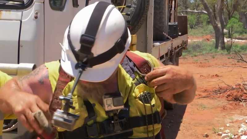 Deep below ground, it's hot, cramped and airless