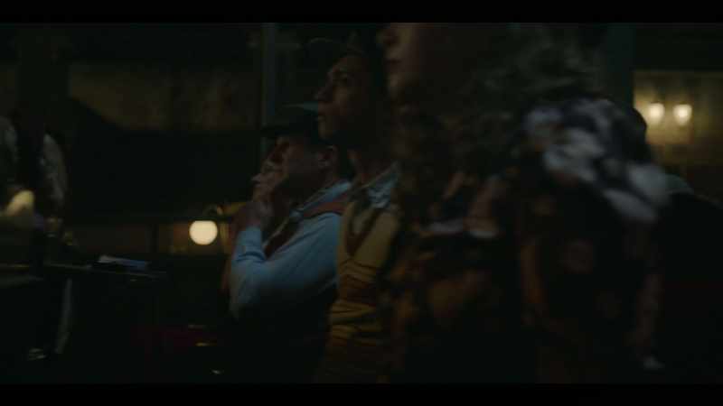 Delivering his lines, picking up his cues
