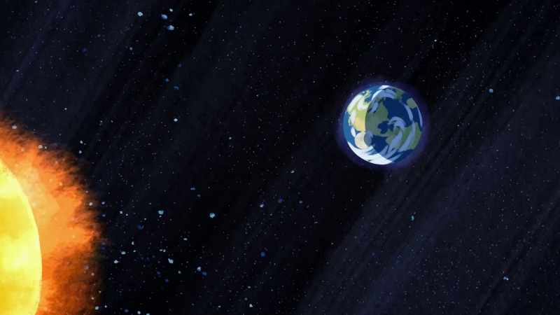 Depending on where the moon is in its orbit