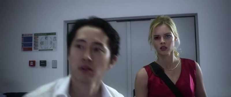 Derek: Open the door! - (banging, shattering)