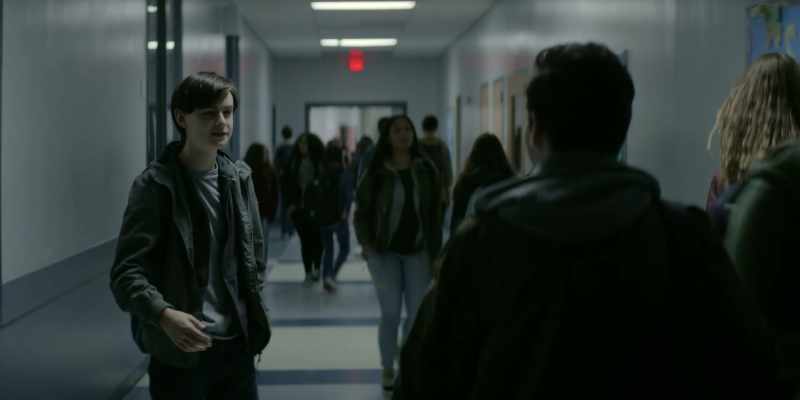 Derek saw you at school a short while later