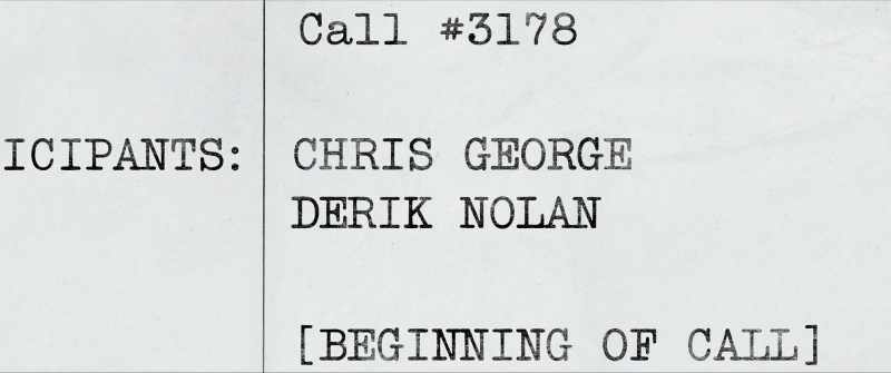 Derik: Hey, um... Somebody called the cops