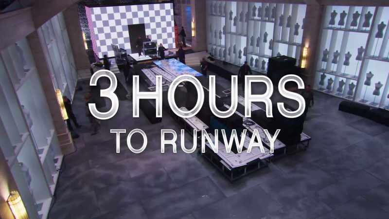 Designers, three hours to runway