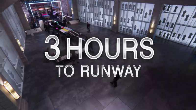 Designers, three hours to runway