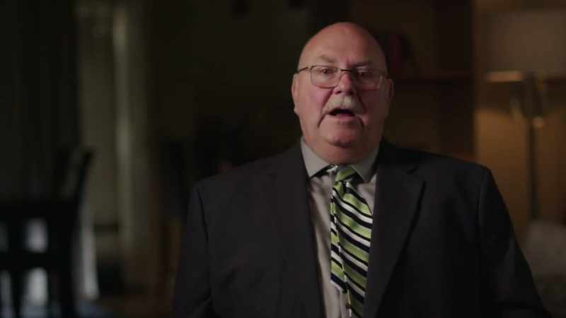 DET. LASSIG: He sat in his car