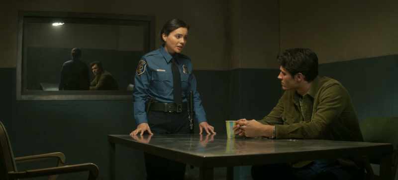 Detective Klett locked the viewing room
