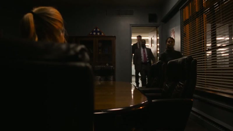 Detective Sanders, Agent Jessup, and Inspector Harmony