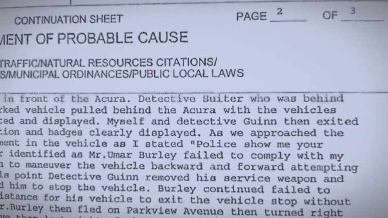 Detective Suiter was in the rear car