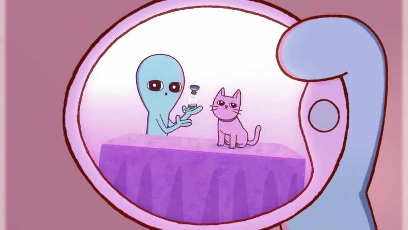 [device beeps] - And you apply it gently to their face