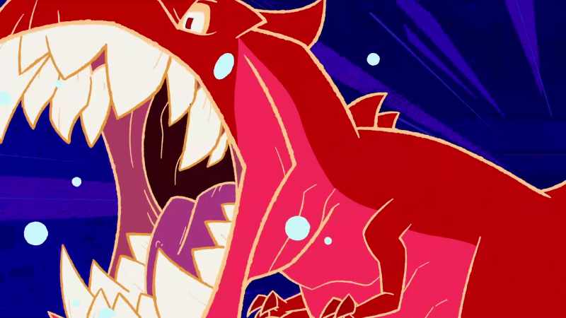 DEVIL DINOSAUR:(growling)