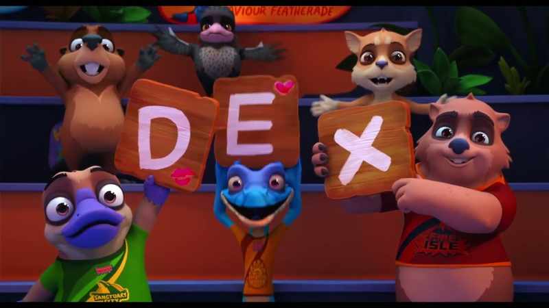 Dex! Dex! Dex! Dex! Dex! Dex!