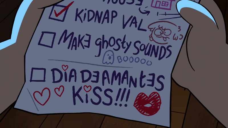 Día de los Amantes kiss!
