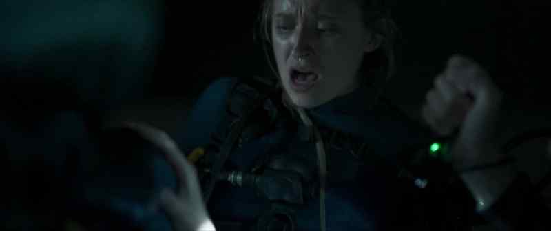 Did it bite her? - She caught her leg on the door