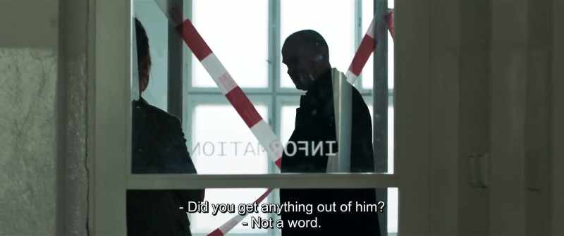 Did you get anything out of him? - Not a word