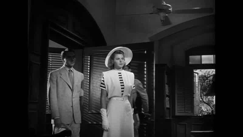 I'm delighted to see you both Did you have a good night's restI slept very wellStrange Nobody's supposed to sleep well in Casablanca