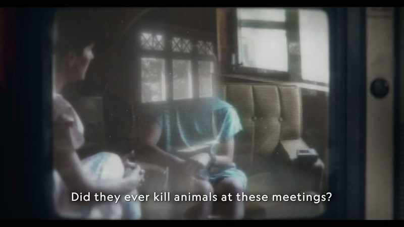 Did they kill animals at these meetings?