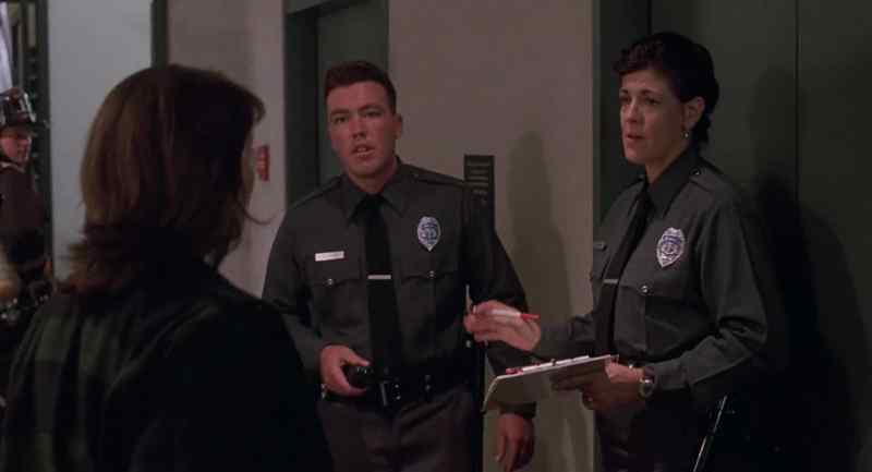 Did you see a brunette? Did she come by here?
