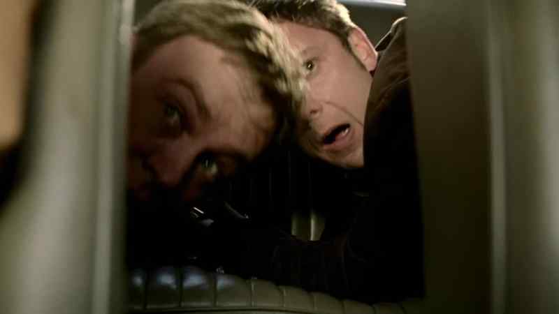 Did you see a car? - No. You breathing?