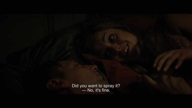 Did you want to spray it? - No, it's fine
