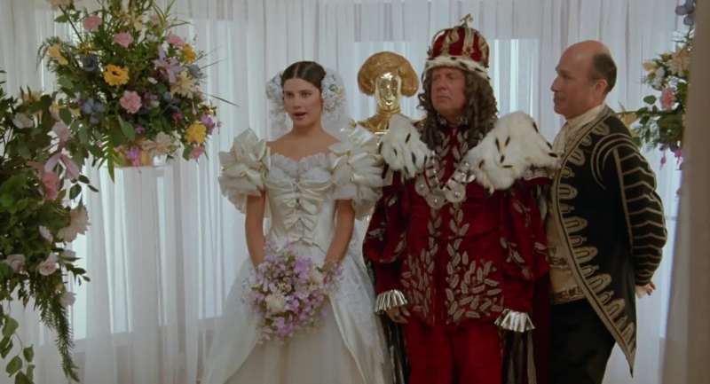 Didn't even stay for the wedding
