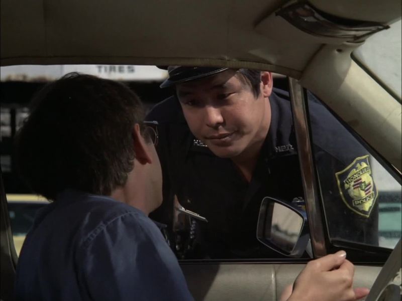 DIDN'T YOU SEE THAT RED LIGHT BACK THERE?