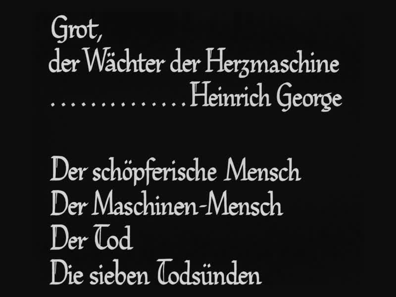 Die Stadt, der Film