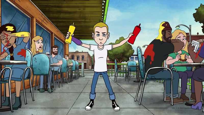 (diners yelling) -(Tommy laughing)