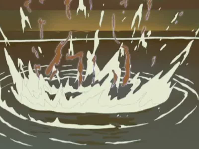 Dingo, gurgling: I CAN'T SWIM