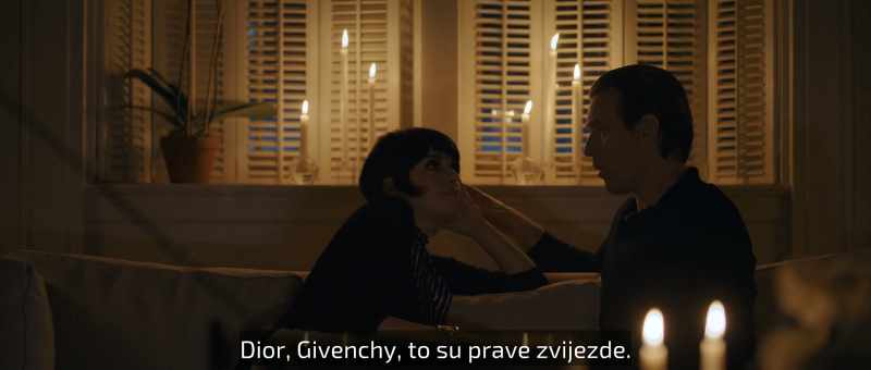 Dior, Givenchy, that's real star power