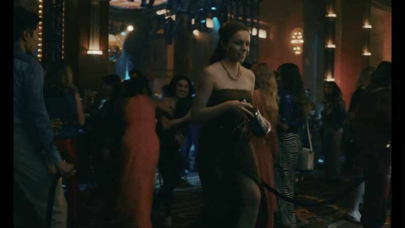 [disco music playing over speakers]