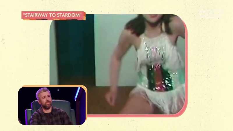 [disco music]