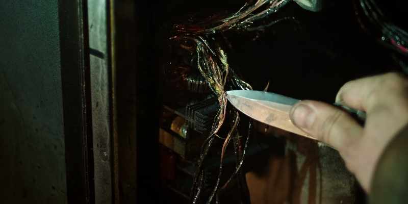 Discoloration shows that this cable here