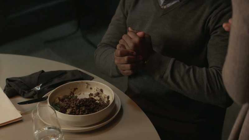 [Dish clatters]