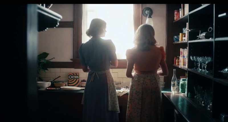 (dish clatters)