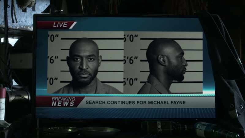 disturbing image of Michael Fayne