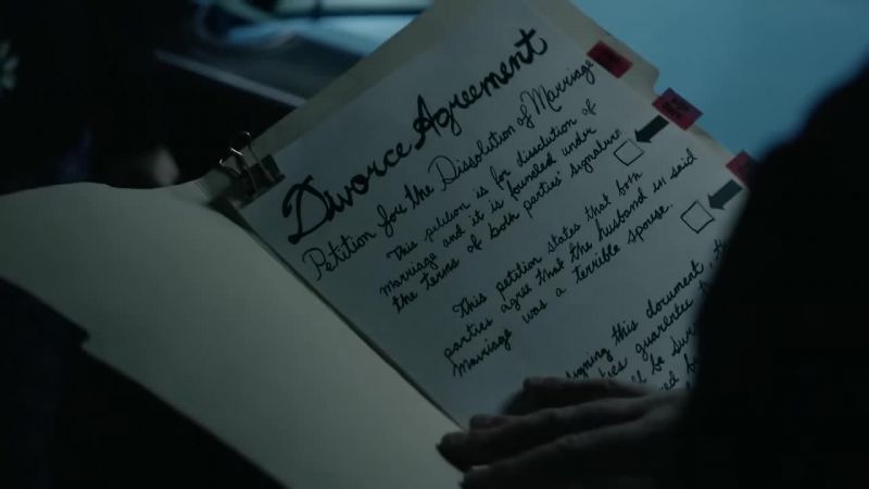 Divorce papers?