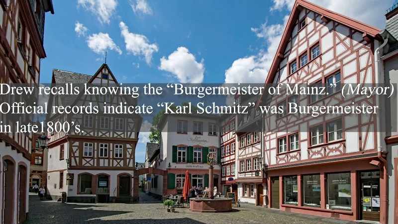 Do me a favor Burgermeister, put into Drew's mind