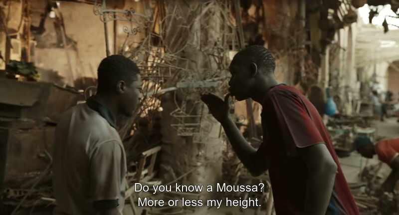 Do you know a Moussa? More or less my height