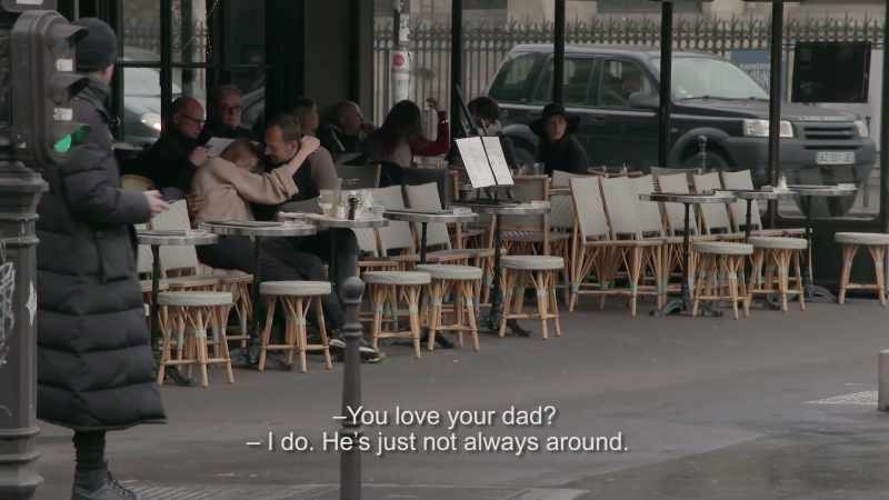 do you Love your father? - Yes. He is only rarely there