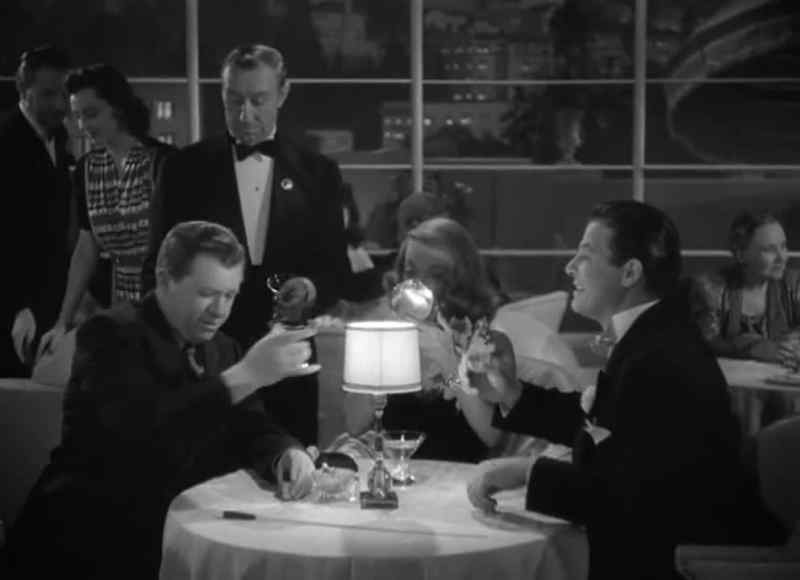 Do you mind if I drink that champagne I've got to take a pill