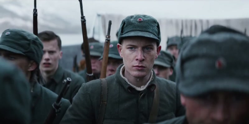 Do you see the five machine gun positions?