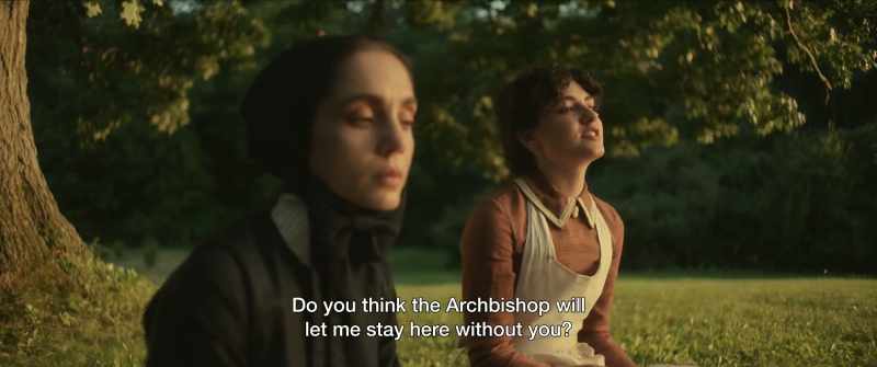 Do you t think the Archbishop will Iet me stay here without you?