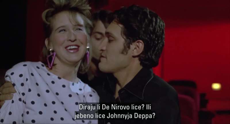 Do they touch De Niro's face Or fucking touch Johnny Depp's face